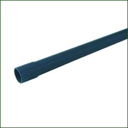 PVC pipe for irrigation pre-drilled per linear meter