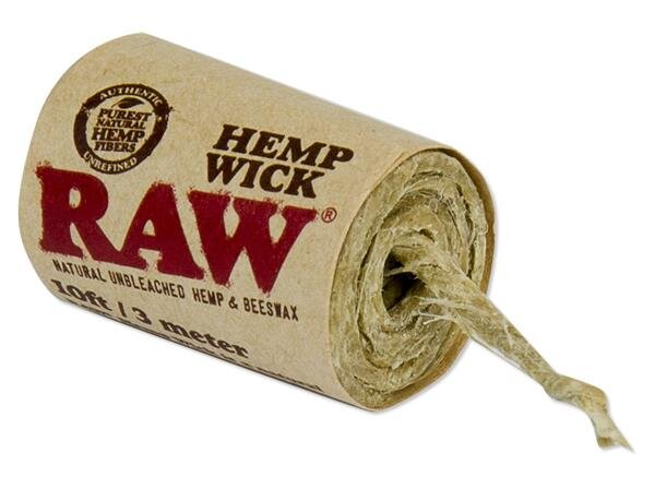 RAW Hemp Wick Zündschnur 3m