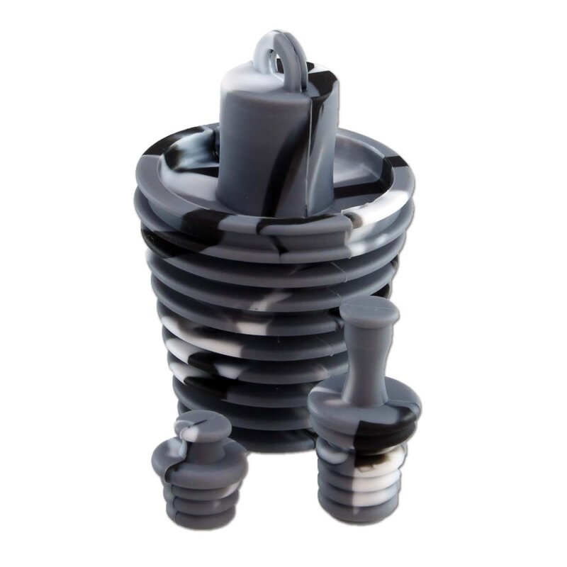 Silicone stopper set for bongs