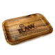 RAW Rolling Tray Wood 28 x 18 cm