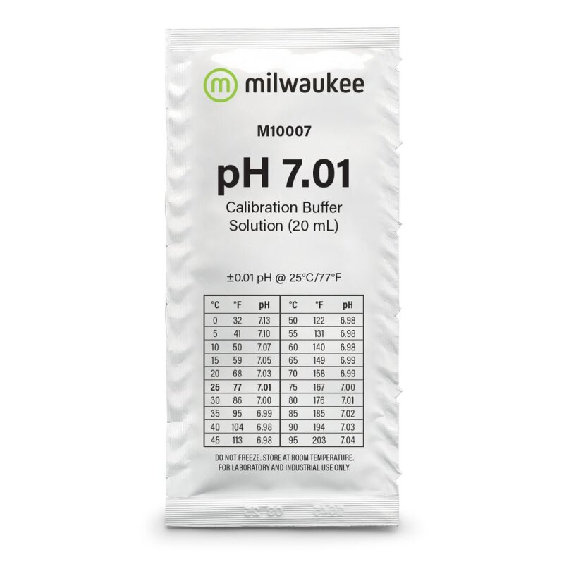 Milwaukee Eichflüssigkeit pH 7,01 20 ml