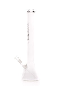 Zenit water pipe Beaker 5mm clear Megacut without kickhole logo black 18.8