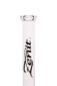 Zenit water pipe Beaker 5mm clear Megacut without kickhole logo black 18.8