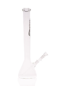 Zenit water pipe Beaker 5mm clear without kick hole logo black 18.8