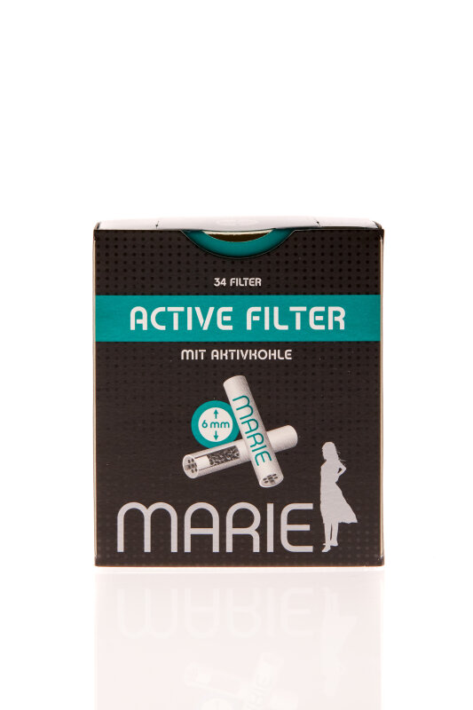 Marie activated carbon filter 34 pieces Ø 6 mm
