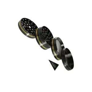 Aluminum mill Champ High 4-piece Ø 50mm Bling Bling Dollar