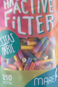 Marie activated carbon filter 210 pieces Ø 6 mm colorful