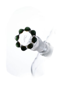 Zenit Bong Beaker Krone 5mm ohne Kickloch, Eis Colour,...