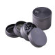 Aluminum mill Black Leaf gray 4-piece. satin matt Ø50mm