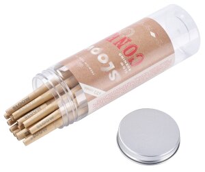 SLOOW UNBLEACHED CONES - King Size mit Tip, 32 Stück