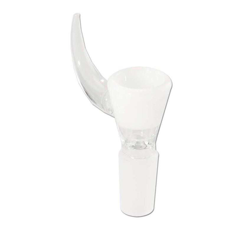 Black Leaf flood head with horn white 14.5