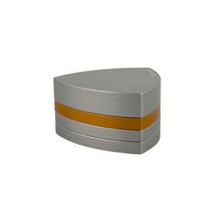 Gleichdick Alu Grinder 4-teilig Natur/Orange