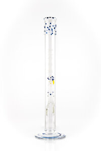 Plaisir Bong - Noppenhals - blau, weiß