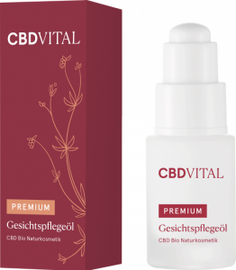 CBD VITAL PREMIUM CBD Bio Kosmetik Gesichtspflegeöl 20ml