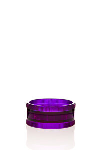 Acrylic mill 2 parts purple Ø 57 mm