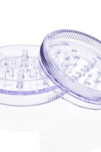 Acryl Mühle 2-teilig klar Ø 57 mm