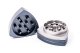 Gleichdick aluminum grinder 4-piece steel blue/natural