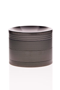 Aluminum mill Black Leaf 4-part Ø 56mm concave gray