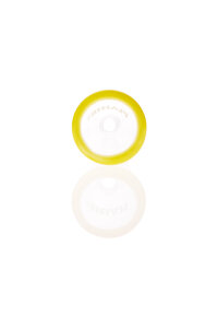 Plaisir Flutschkopf groß Farbrand gelb 14,5