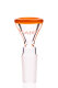 Plaisir Flutschkopf groß Farbrand orange 14,5
