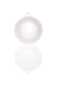 Plaisir Siebkopf ganz in weiß 18,8