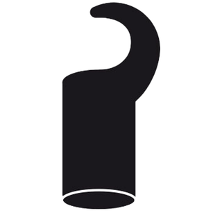 Homebox Plastikhaken kurz Ø 22 mm 4 Stück