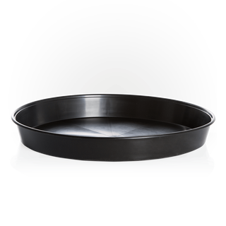 Coaster round ø 40 cm black