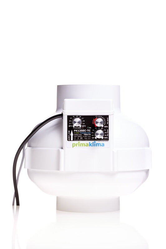 RVK 125 mm Prima Klima EC 700 m³/h Thermostat und Drehzahlregler